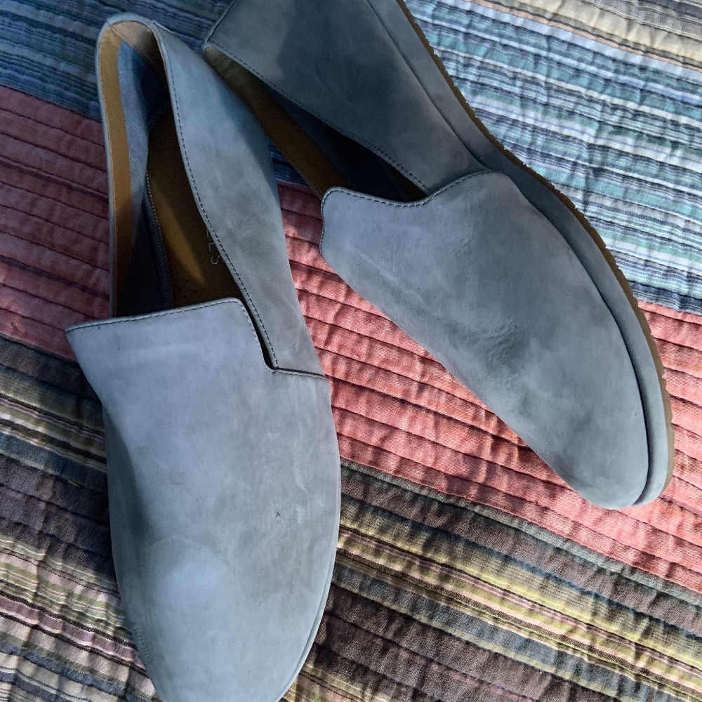Blue Aerosoles Loafers, Nubuck, 9 Wide, Brand New.